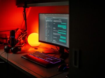 Monitor On A Desk