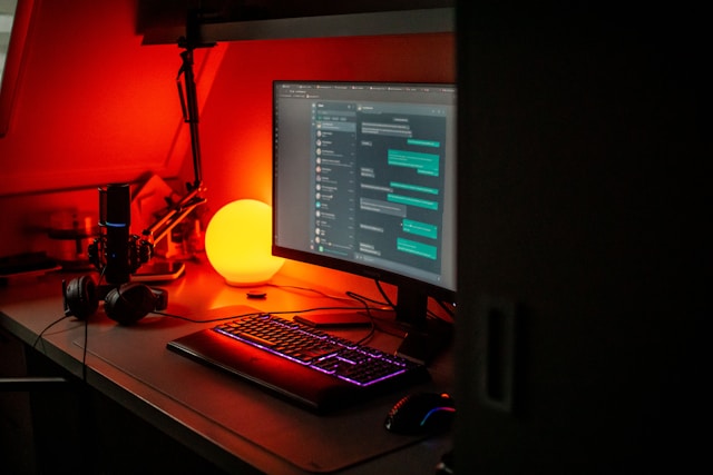 Monitor On A Desk